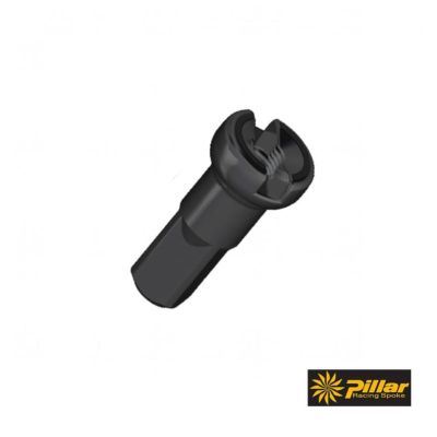 Nakrętka szprychy NA-PB13 do 2,3 mm mosiądz czarny