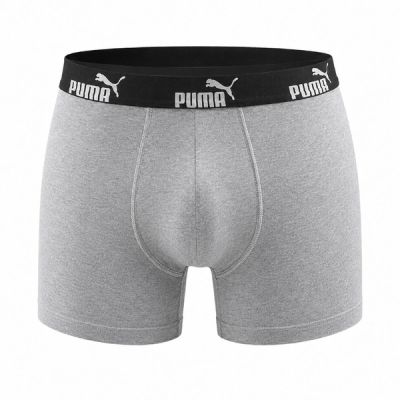4. Puma bokserki majtki męskie Boxershorts 6PAK czarne zielone szare