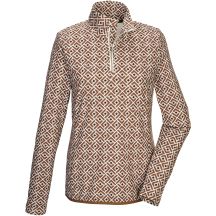 Bluza longsleeve damska Killtec KSW 109 WMN LS SHRT brązowa