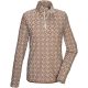 Bluza longsleeve damska Killtec KSW 109 WMN LS SHRT brązowa