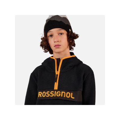 6. Bluza dziecięca ROSSIGNOL JR All Track Anorak Fleece czarna