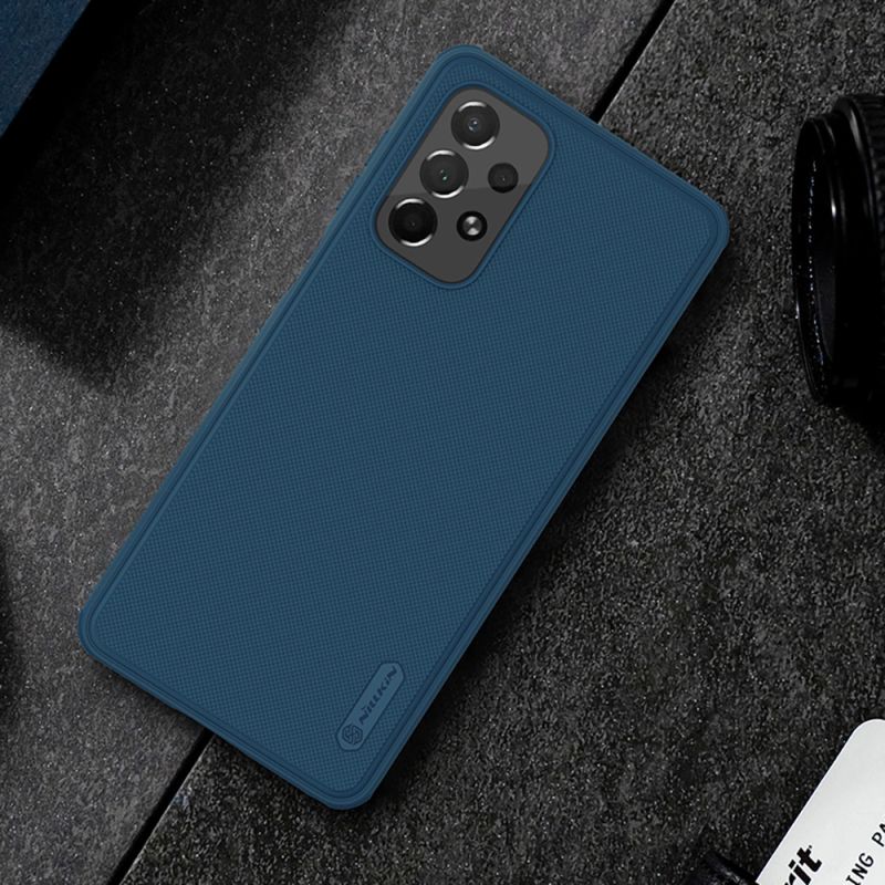 14. Nillkin Super Frosted Shield Pro wytrzymałe etui pokrowiec Samsung Galaxy A73 zielony
