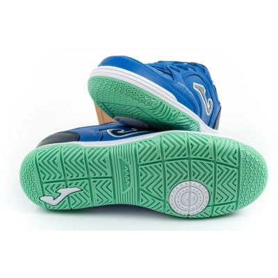 9. Joma buty sportowe piłkarskie Top Flex 2604 halowe dziecięce niebieskie