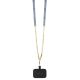 6. Etui Guess Crossbody 4G Metal Logo do iPhone 15 Pro - niebieskie