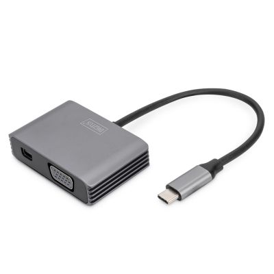 Kabel adapter graficzny USB Typ C na miniDisplayPort/VGA 4K 30Hz UHD 0,2m