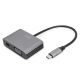 Kabel adapter graficzny USB Typ C na miniDisplayPort/VGA 4K 30Hz UHD 0,2m