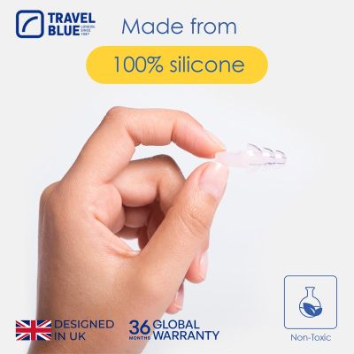 6. TRAVEL BLUE ZATYCZKI SILIKONOWE DO USZU