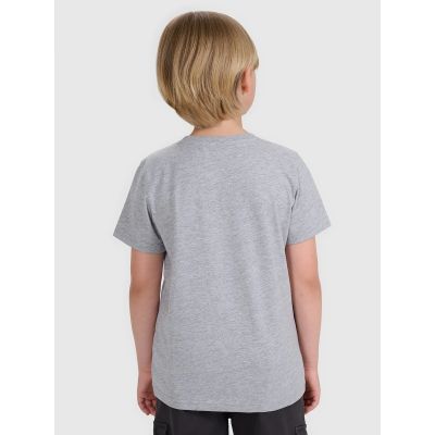 4. T-shirt regular z nadrukiem chłopięcy 4F  4FJRMM00TTSHM3255-25M