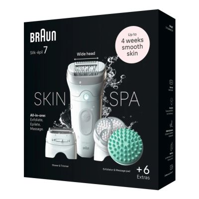 2. depilator Braun Silk-épil 7 7-081 depilatos 40 pęset(y) Biały