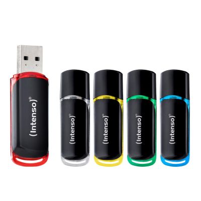 2. Intenso 3511595 pamięć USB 64 GB USB Typu-A 2.0 Czarny, Czerwony, Zielony, Przezroczysty, Żółty, Niebieski