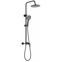 SHOWER SET RIKIA WITH MIXER BLACK