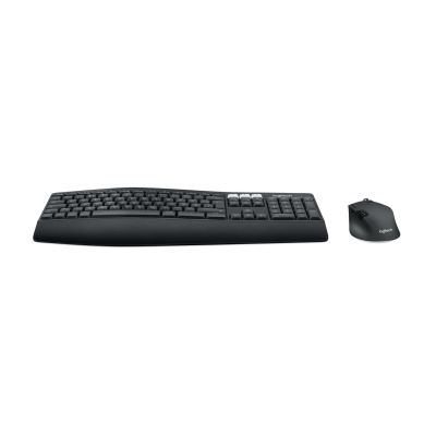 2. Logitech MK850 Performance klawiatura Dołączona myszka Uniwersalne RF Wireless + Bluetooth QWERTZ Niemiecki Czarny