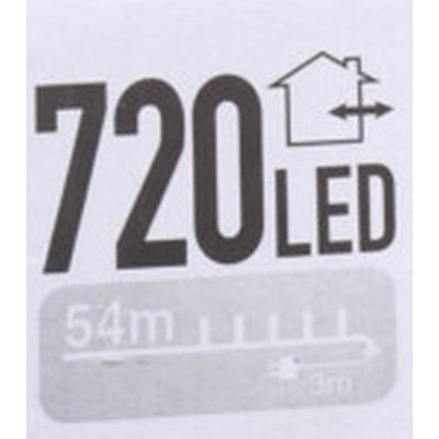 8. LAMPKI CHOINKOWE ŁAŃCUCH ŚWIETLNY 720 LED MULTIKOLOR