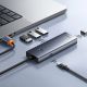 7. Hub USB-A Baseus UltraJoy Series 4xUSB-A 3.0 1xUSB-C 5V - szary