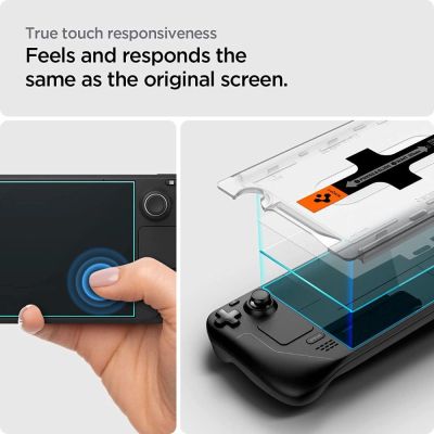 6. Szkło hartowane Spigen Glas.tR EZ Fit na Steam Deck