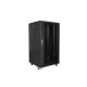 9. Szafa rack Lanberg FF01-6622-12B (22U; 19''; 1160 mm / 600mm / 600 mm; stojąca; Szklane; 800 kg; kolor czarny)