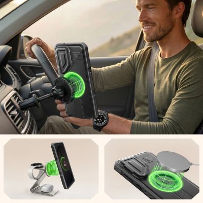 4. Etui Tech-Protect Kevlar MagSafe 2-Set na Samsung Galaxy S26 Ultra - czarne