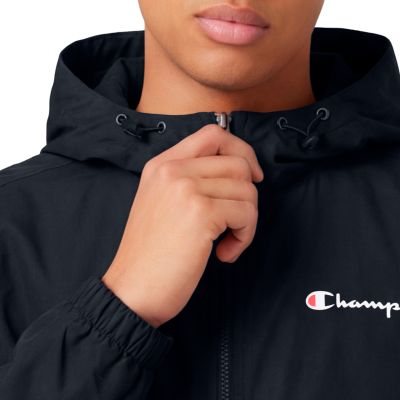 4. Kurtka męska Champion Windbreaker czarna 222272 KK001