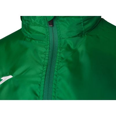 Kurtka piłkarska Joma Iris przeznaczona dla mężczyzn, przeciwdeszczowa, zapinana na zamek, posiada kaptur oraz dwie boczne kieszenie, kolor zielony