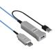 3. Lindy 43345 kabel USB USB 3.2 Gen 1 (3.1 Gen 1) 30 m USB A 2 x USB A Niebieski, Srebrny