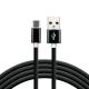 3. Kabel zasilający everActive CBS-1CB (USB - USB typu C ; 1m; kolor czarny)