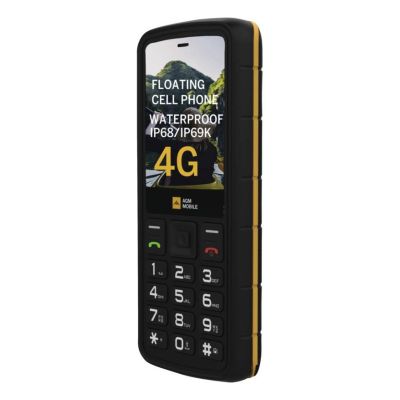 7. AGM M9F 4G Floating 6,1 cm (2.4") 131 g Czarny, Pomarańczowy Wytrzymały telefon