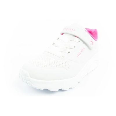 3. Skechers Uno Lite buty sneakersy sportowe dziecięce białe wygodne