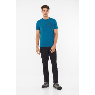 3. T-shirt męski VIKING Morain Man Bamboo niebieski