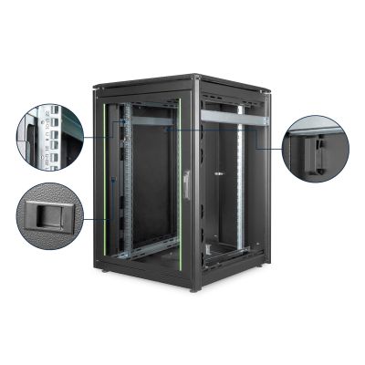 4. Digitus Szafa sieciowa serii Unique - 800x800 mm (WxD)