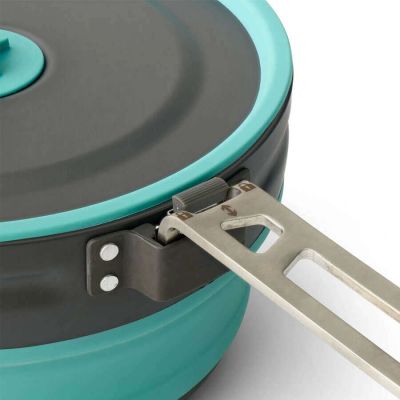 4. Ultralekki składany zestaw z garnkiem SEA TO SUMMIT  Frontier UL dla 2 osób/5 elementów