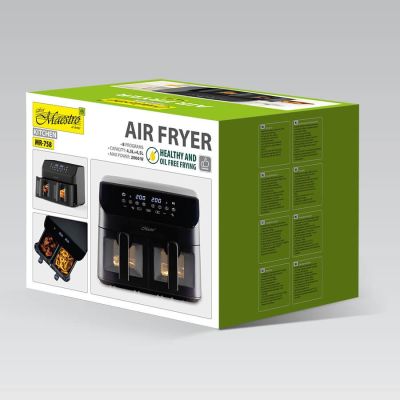 7. Frytownica beztłuszczowa 2000W 2x4,5L MR-758 MAESTRO