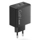 6. Ładowarka sieciowa Lenovo G0A6065BEU GaN 2x USB-C 65W czarna