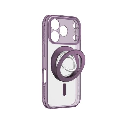5. Etui AMAZINGTHING Titan Pro Lens Ring Set na iPhone 18 Pro Max z osłoną aparatu i ringiem magnetycznym kompatybilne z MagSafe - fioletowe