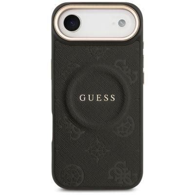 3. Etui Guess Peony Hot Stamp MagSafe na iPhone Air - czarne