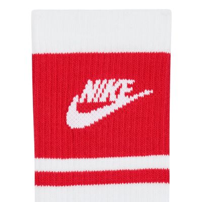 4. Skarpety Nike Everyday Elevated Crew 3 pary biało-czerwone IM7949 900