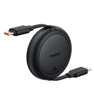 2. Kabel zwijany Baseus Free2Pull 60W USB-C - USB-C 1m - czarny