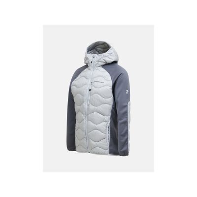 3. Kurtka puchowa męska PEAK PERFORMANCE M Helium Down Hybrid Hood kolor szary