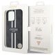 8. Etui Guess 4G Printed Stripes MagSafe na iPhone 13 Pro / iPhone 13 - czarne