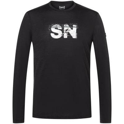 2. Longsleeve męski SUPER.NATURAL M CROSS COUNTRY LOGO LS czarny