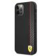 2. Etui Ferrari On Track Carbon Stripe na iPhone 12 Pro Max - czarne