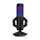 4. ASUS ROG Carnyx USB Gaming Microphone (25mm condenser capsule, 192kHz/24-bit, cardioid, high-pass filter, built-in pop filter, metal shock mount, one-touch mute, USB, Aura Sync RGB)- Black