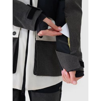 7. Kurtka snowboardowa membrana 10000 damska 4F 4FWAW24TTJAF587-11S