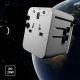 11. Adapter podróżny SBS 2xUSB-C 1xUSB-A uniwersalny - biały