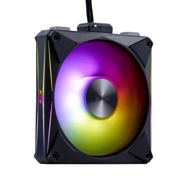 3. Wentylator XPG HURRICANE MAG 120 (120mm ARGB PWM Fan 4 szt.) BK sprzedaż detaliczna