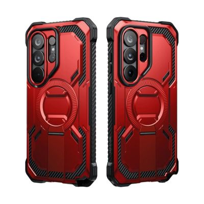 3. Etui Supcase ArmorBox Mag MagSafe na Samsung Galaxy S26 Ultra - czerwono-czarne