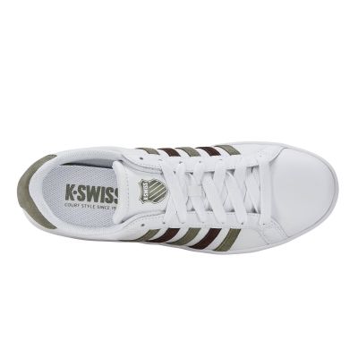 7. Buty sportowe męskie K-Swiss COURT TIEBREAK sneakersy gładkiej skóry (07011-983-M)