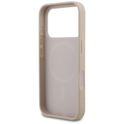 7. Etui Guess 4G Small Classic Logo MagSafe na iPhone 18 Pro / 17 Pro - różowe