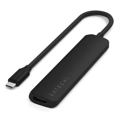 Satechi ST-P6SK huby i koncentratory USB Type-C 10000 Mbit/s Czarny