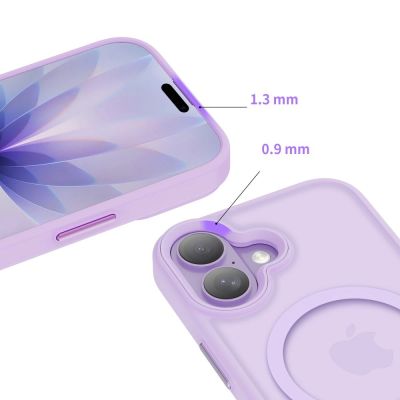 4. Etui Tech-Protect MagMat MagSafe na iPhone 17 - fioletowe