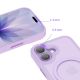 4. Etui Tech-Protect MagMat MagSafe na iPhone 17 - fioletowe